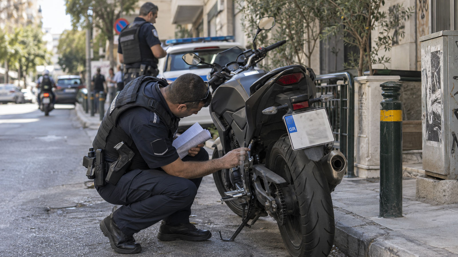 Κλέβουν τη μηχανή και της βάζουν πινακίδα από άλλο δίκυκλο Κλέβουν τη μηχανή και της βάζουν πινακίδα από άλλο δίκυκλο